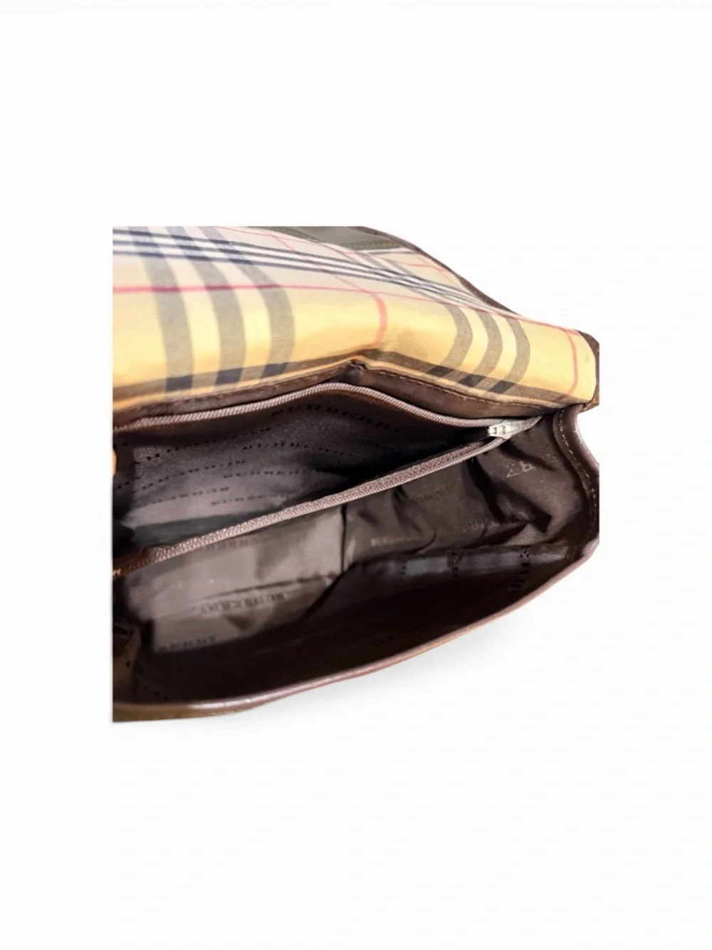 Burberry Olive Messenger Crossbody Bag - Picture 3 of 12